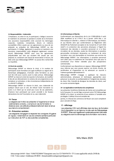 Conditions Générales de vente P3